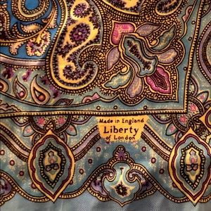 Liberty of London vintage paisley silk scarf